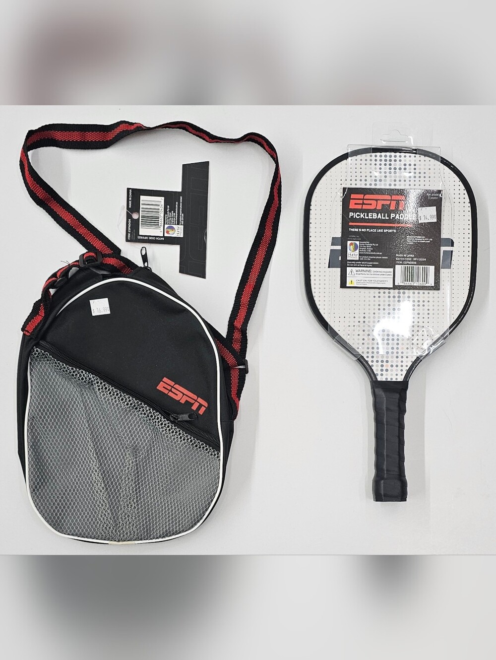 Pickleball Paddle And Pickleball Bag Set By ESPN